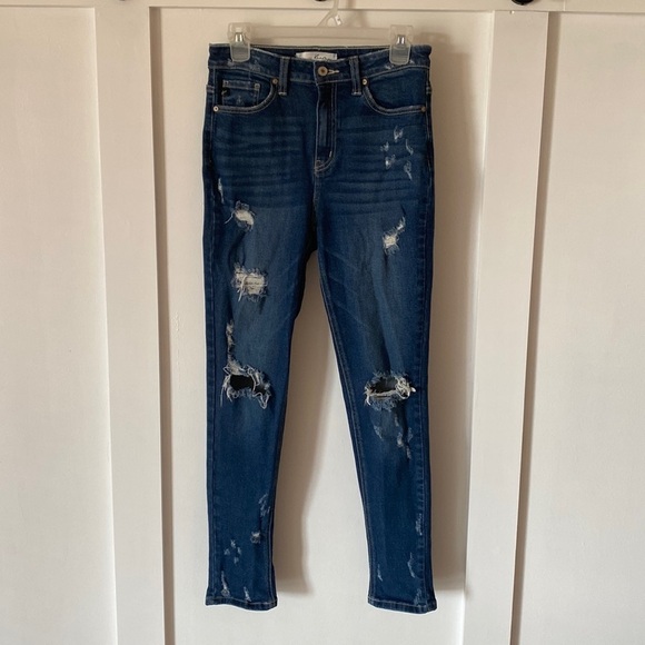 KANCAN distressed ankle skinny - Picture 2 of 11